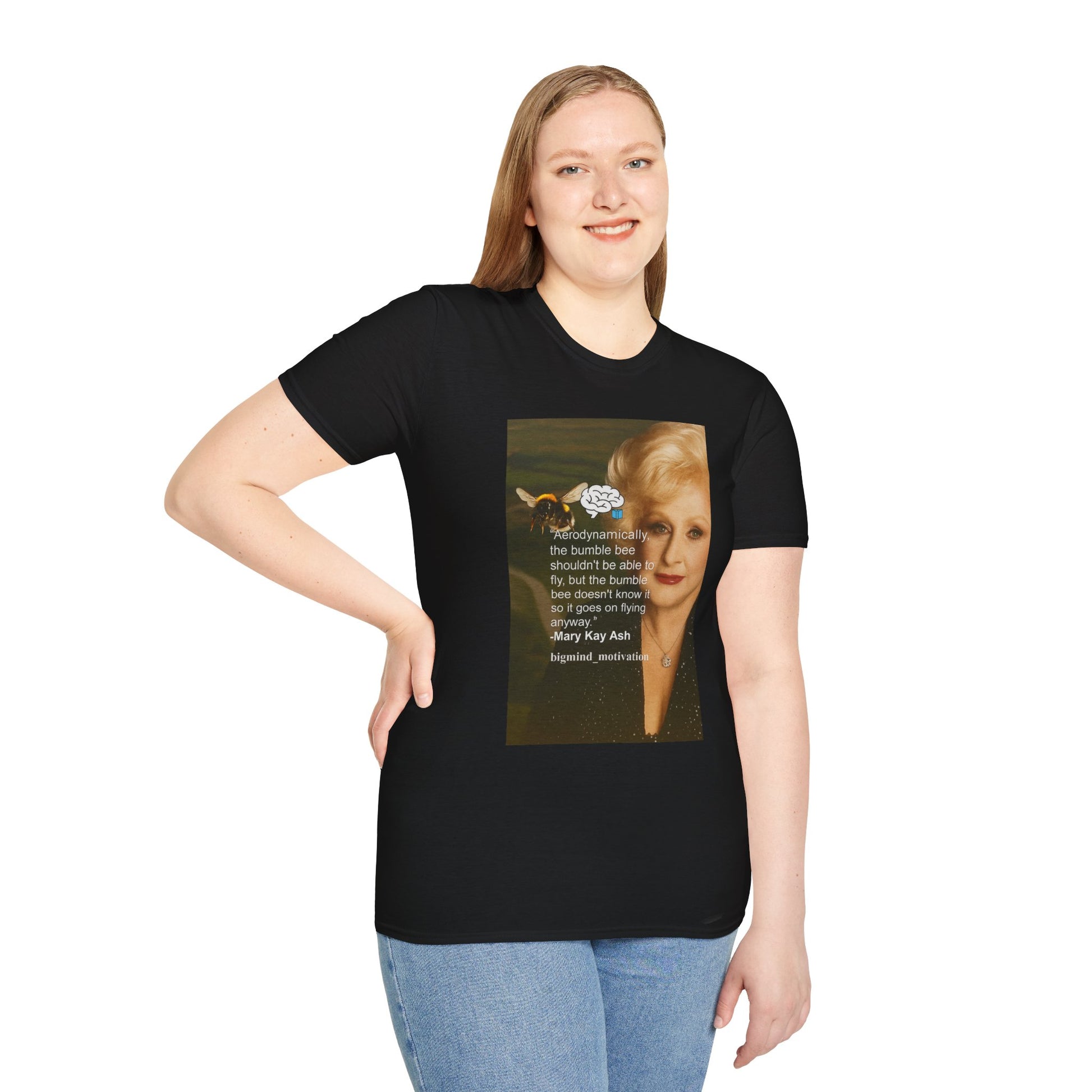 Inspirational Quote T-Shirt, Motivational Gift Tee, Unisex Softstyle Shirt, Empowerment Apparel, Unique Statement Tee