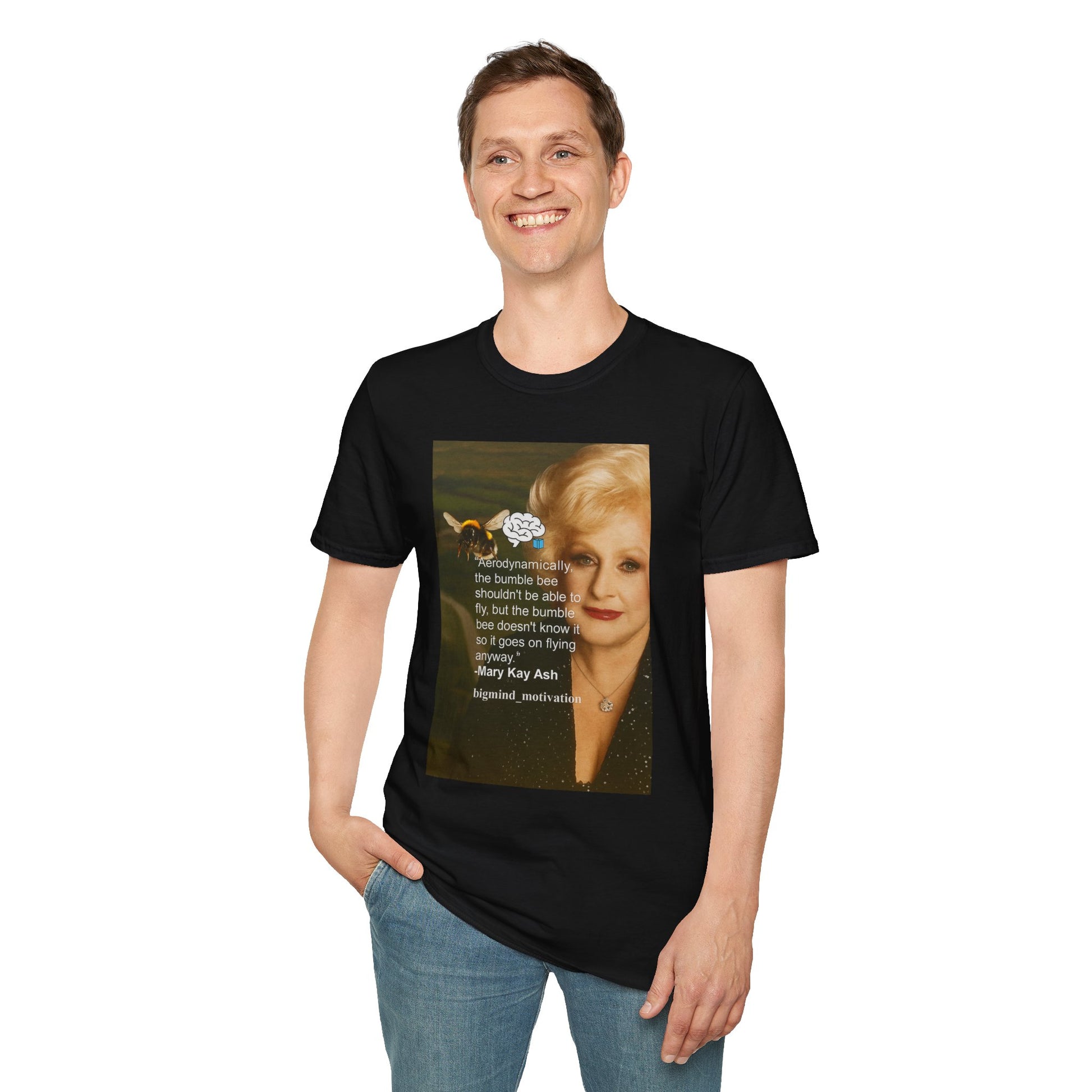 Inspirational Quote T-Shirt, Motivational Gift Tee, Unisex Softstyle Shirt, Empowerment Apparel, Unique Statement Tee