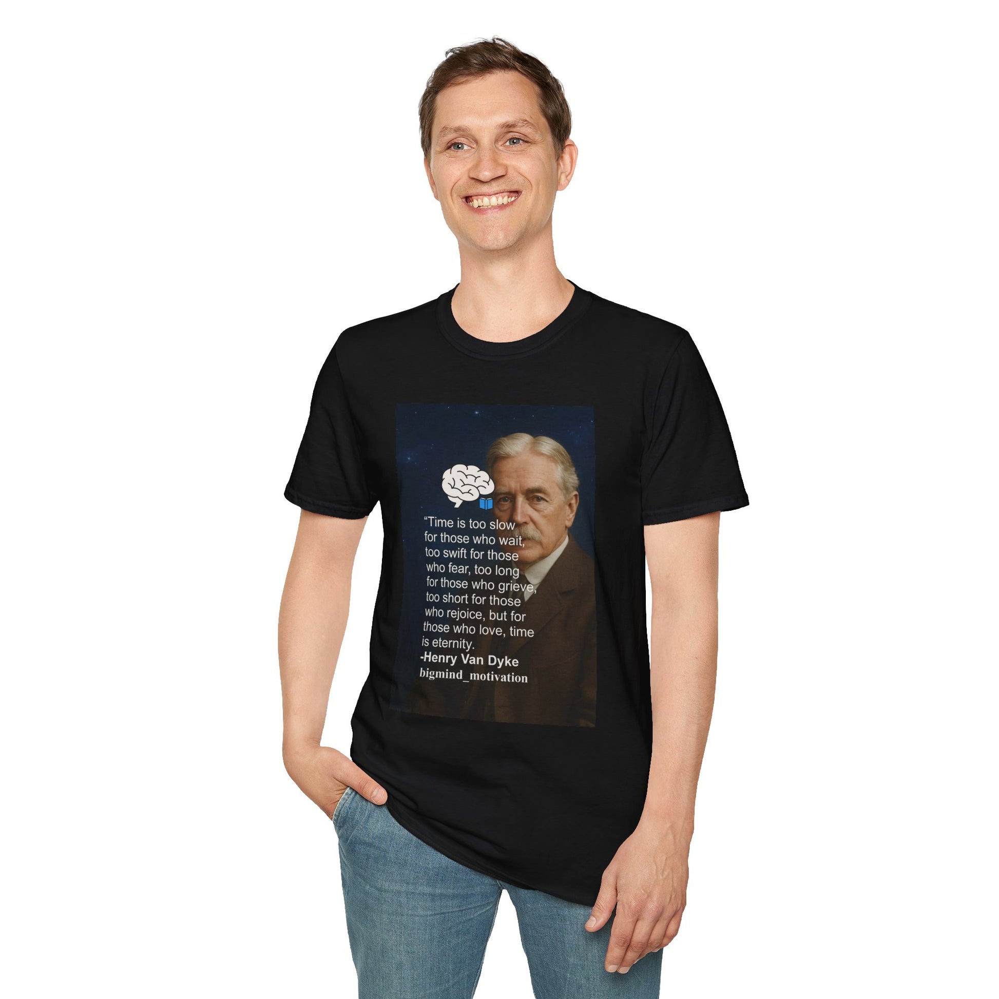 Inspirational Quote Tee - Time is Too Slow, Motivational T-Shirt for Mindfulness, Gift for Him/Her, Casual Wear, Birthday Present, [...]