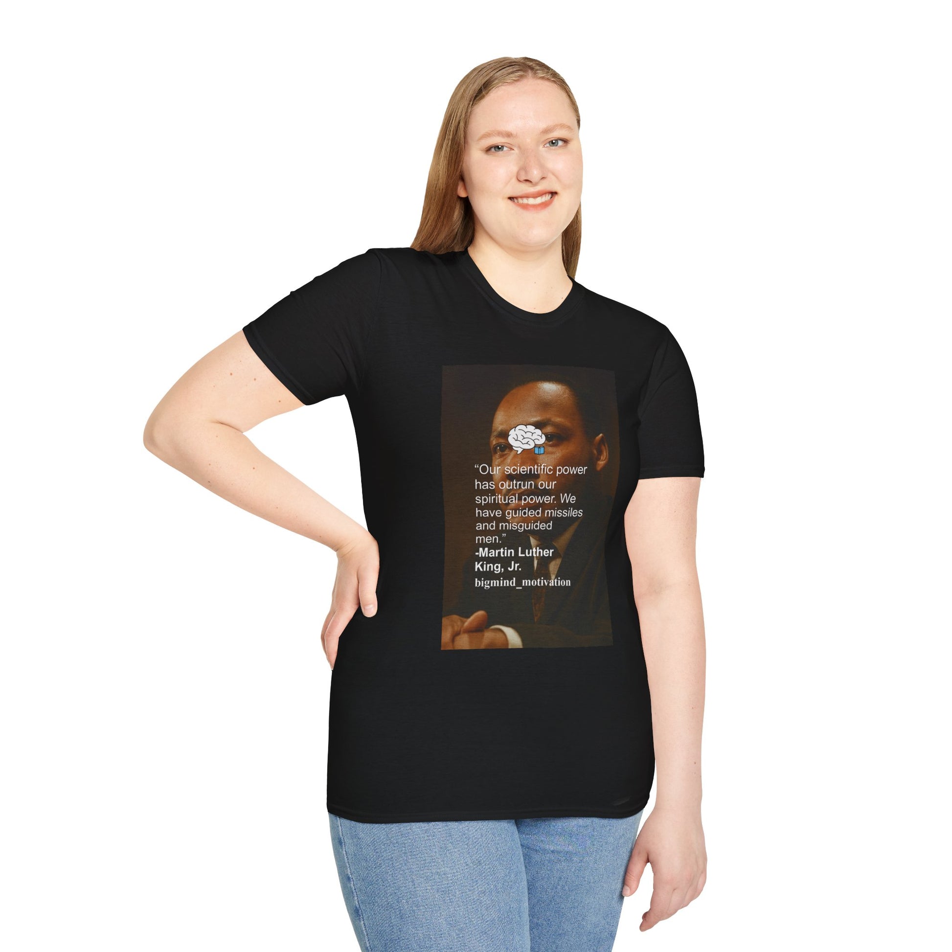 Empowering Quote T-Shirt, Unisex Inspirational Tee, Martin Luther King Jr. Shirt, Motivational Apparel, Social Justice Wear
