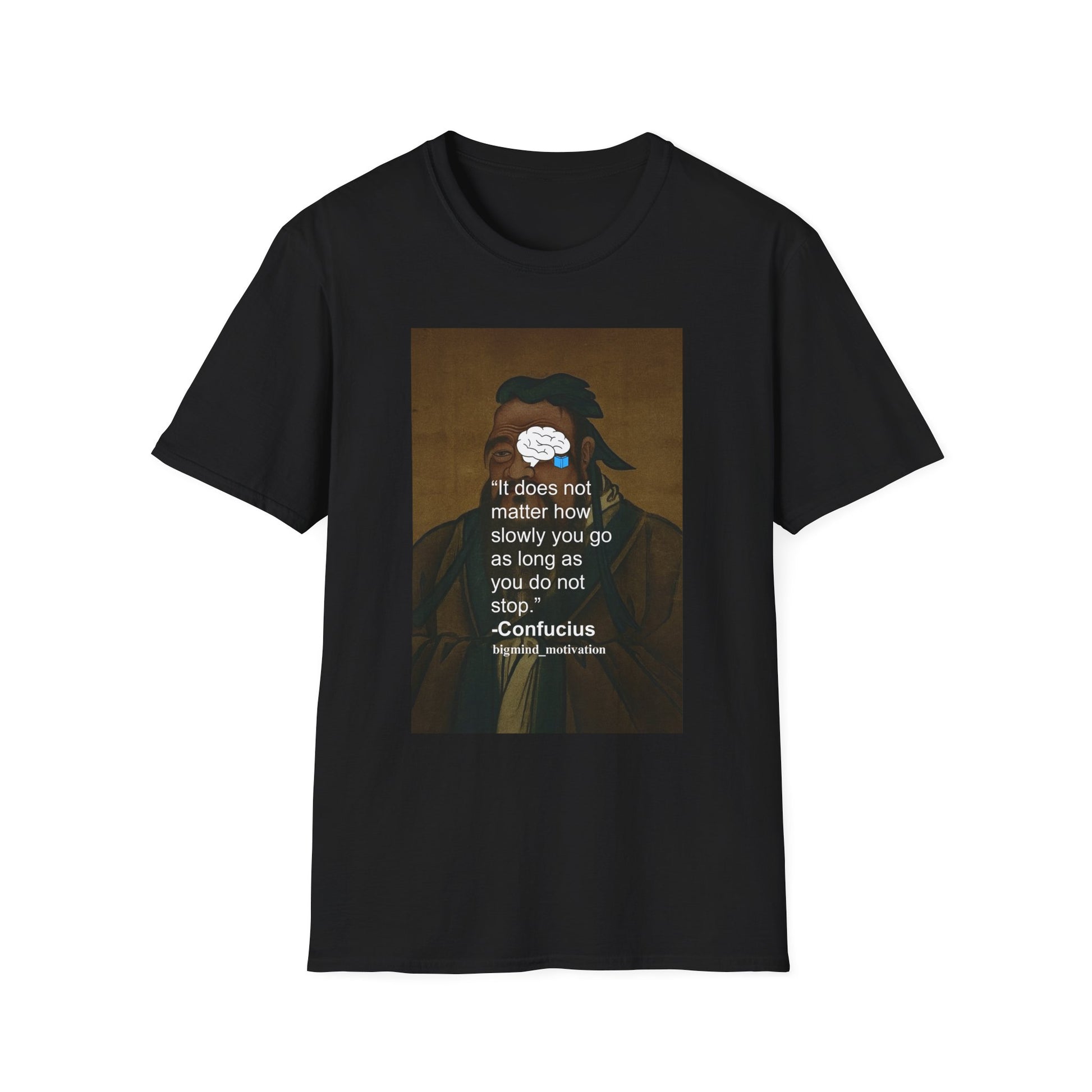 Inspirational Quote T-Shirt, Motivational Softstyle Tee, Gift for Students, Mindfulness Apparel, Casual Wisdom Shirt