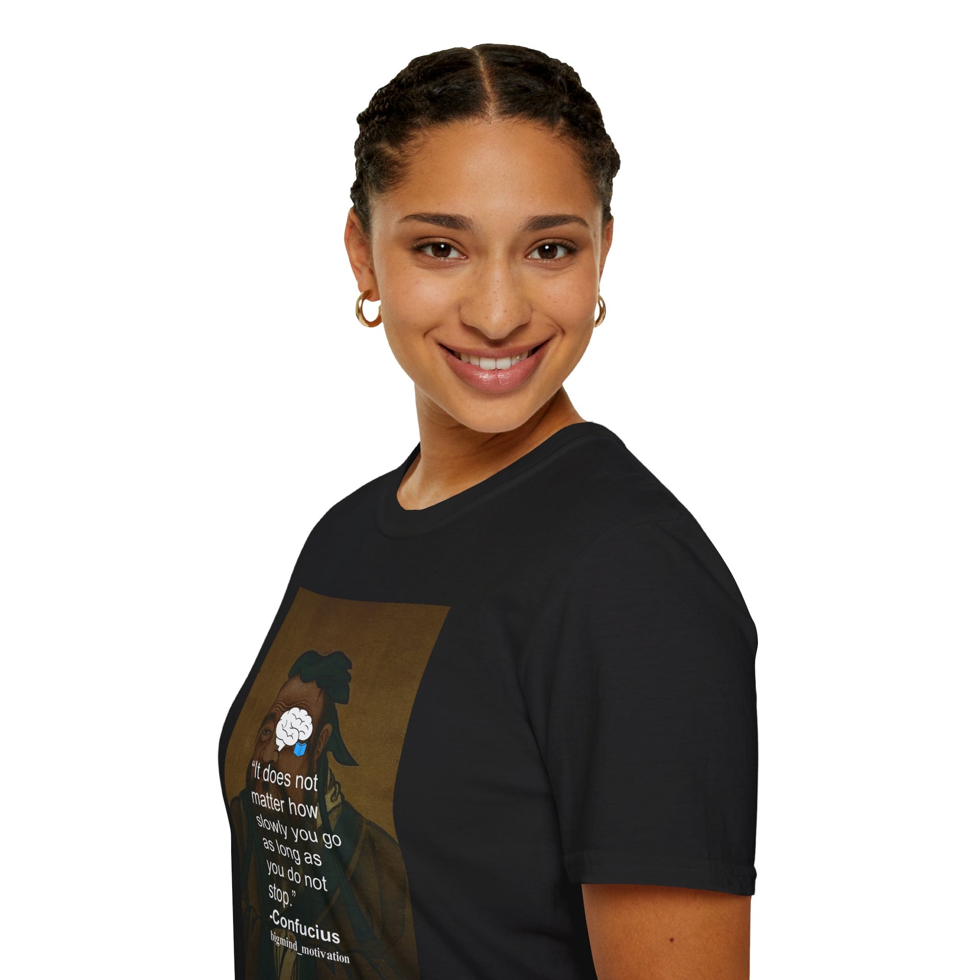 Inspirational Quote T-Shirt, Motivational Softstyle Tee, Gift for Students, Mindfulness Apparel, Casual Wisdom Shirt