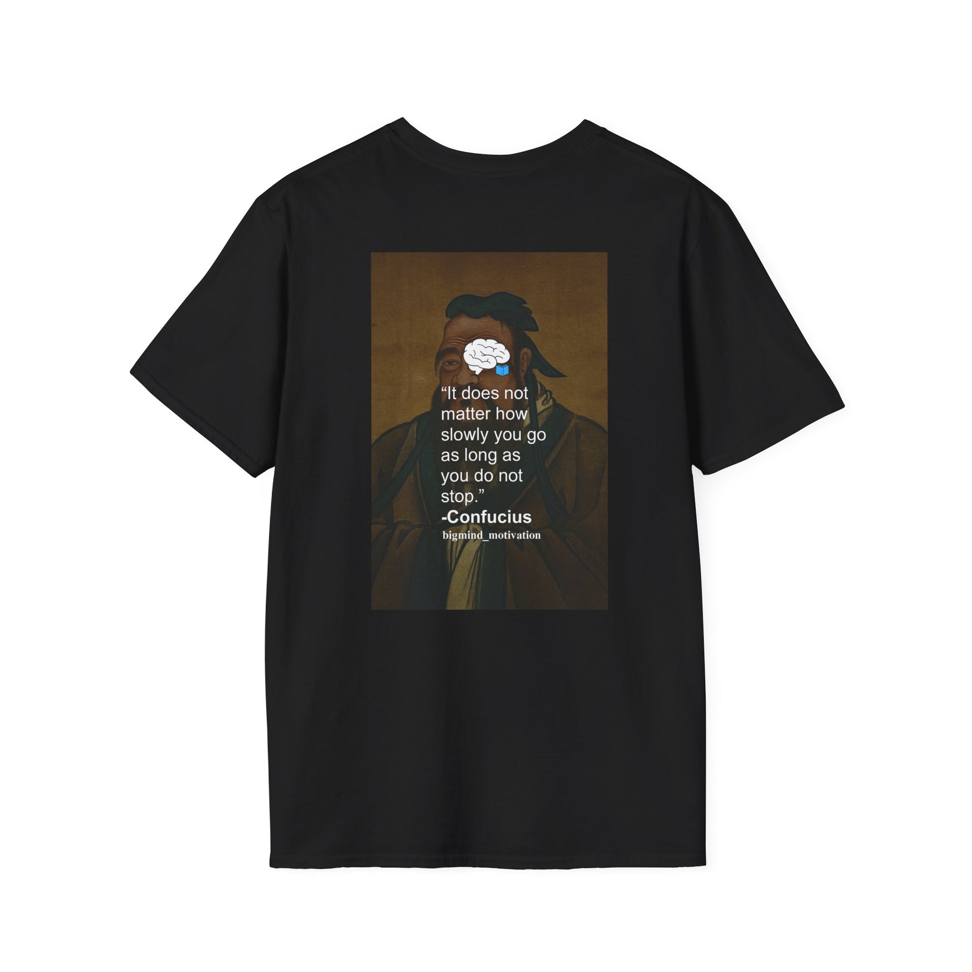 Inspirational Quote T-Shirt, Motivational Softstyle Tee, Gift for Students, Mindfulness Apparel, Casual Wisdom Shirt