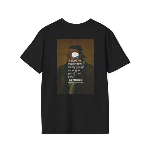 Inspirational Quote T-Shirt, Motivational Softstyle Tee, Gift for Students, Mindfulness Apparel, Casual Wisdom Shirt